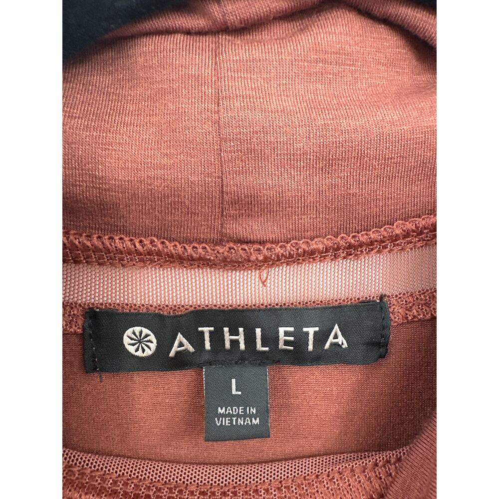 Athleta Industry Turtleneck Midi Dress in Havana Brown Size Large - Picture 5 of 8